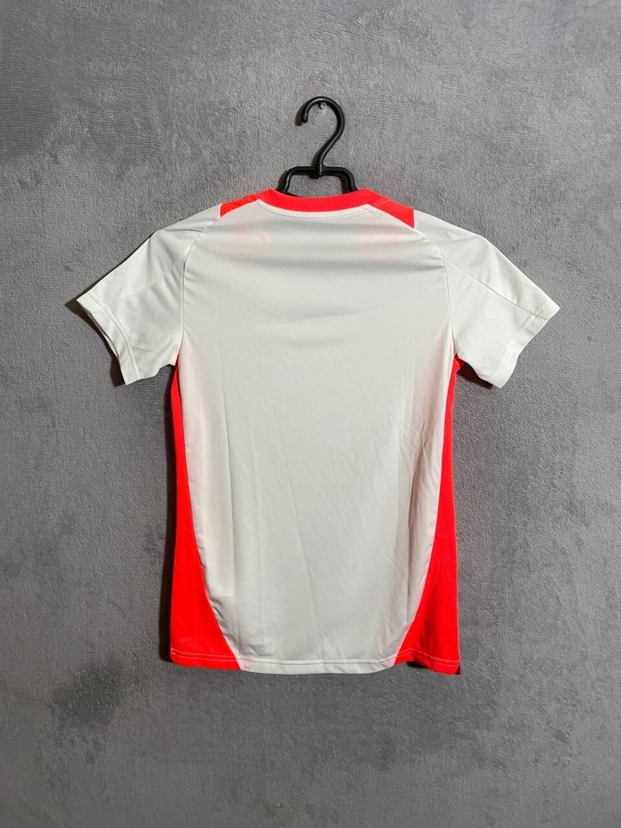 Adidas Training Jersey Football Soccer Shirt White Women Size 2XS
