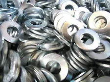 3/8 SAE Flat Washers and 3/8-16 Finished Hex Nuts Grade 5 Zinc Plated