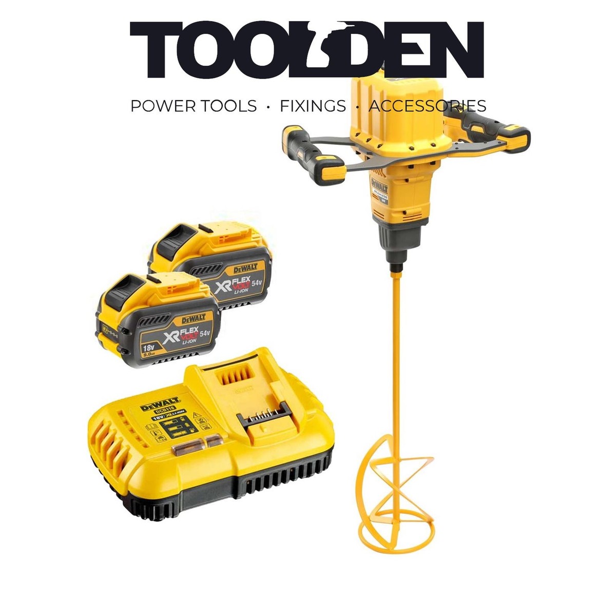 Dcd240x2 Dewalt Battery Plaster Mixer DeWalt DCD240X2-GB 54V XR