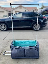 Maavi Rolling Garment Dance Bag with Rack for Hanging Outfits!