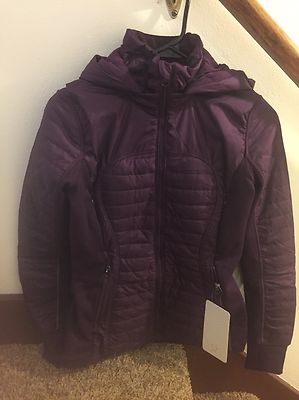 NWT Lululemon First Mile Jacket SZ 4 In DKMG Dark Magenta READ
