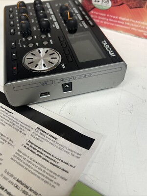 Tascam DP-004 Digital Multi Track Recorder PocketStudio FOR PARTS