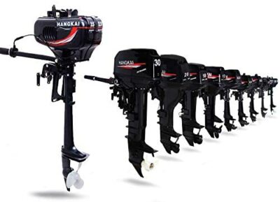 6-18HP HANGKAI Outboard Motor 2/4Stroke Fishing Boat Engine Water Air Cooling