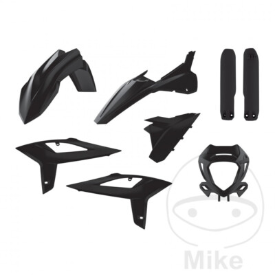 KIT PLASTIKTEILE POLISPORT 90930 SCHWARZ BETAMOTOR 50 RR ENDURO 2020-2022