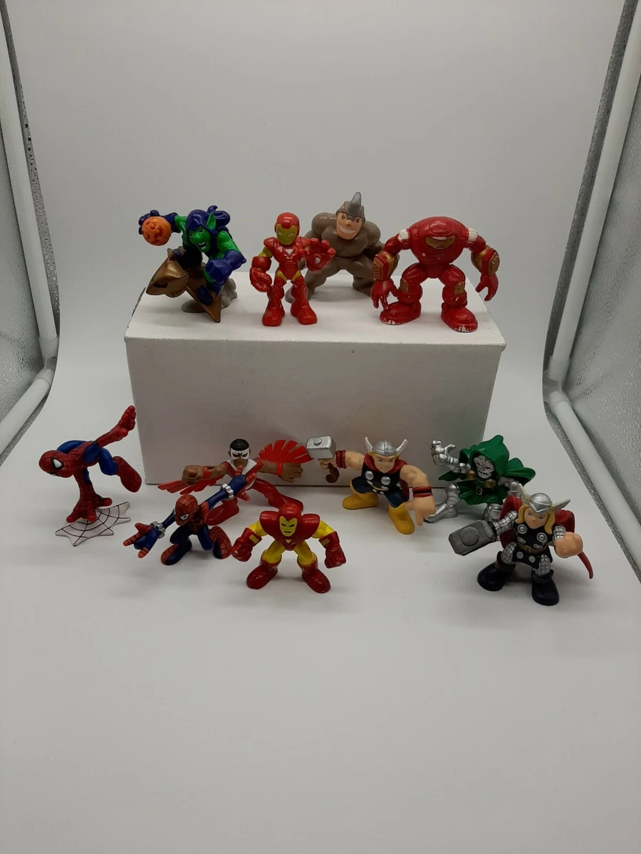 Mini Marvel Action Figures Toy Lot Super Hero Figurines