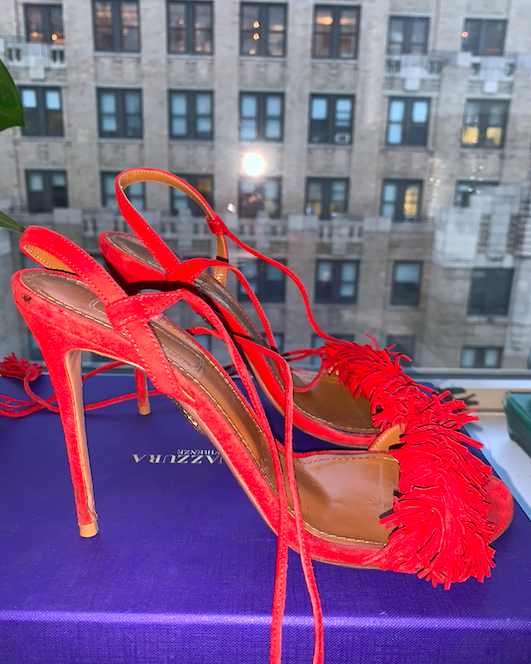 Aquazzura Wild Thing Suede Shoes