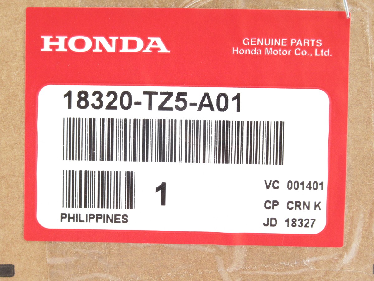 Genuine OEM Acura 18320-TZ5-A01 LH Exhaust Tailpipe