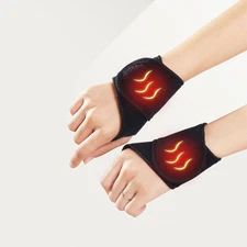 2× Wrist Hand Brace Support Tourmaline Self Heating Magnetic Therapy Pain Relief