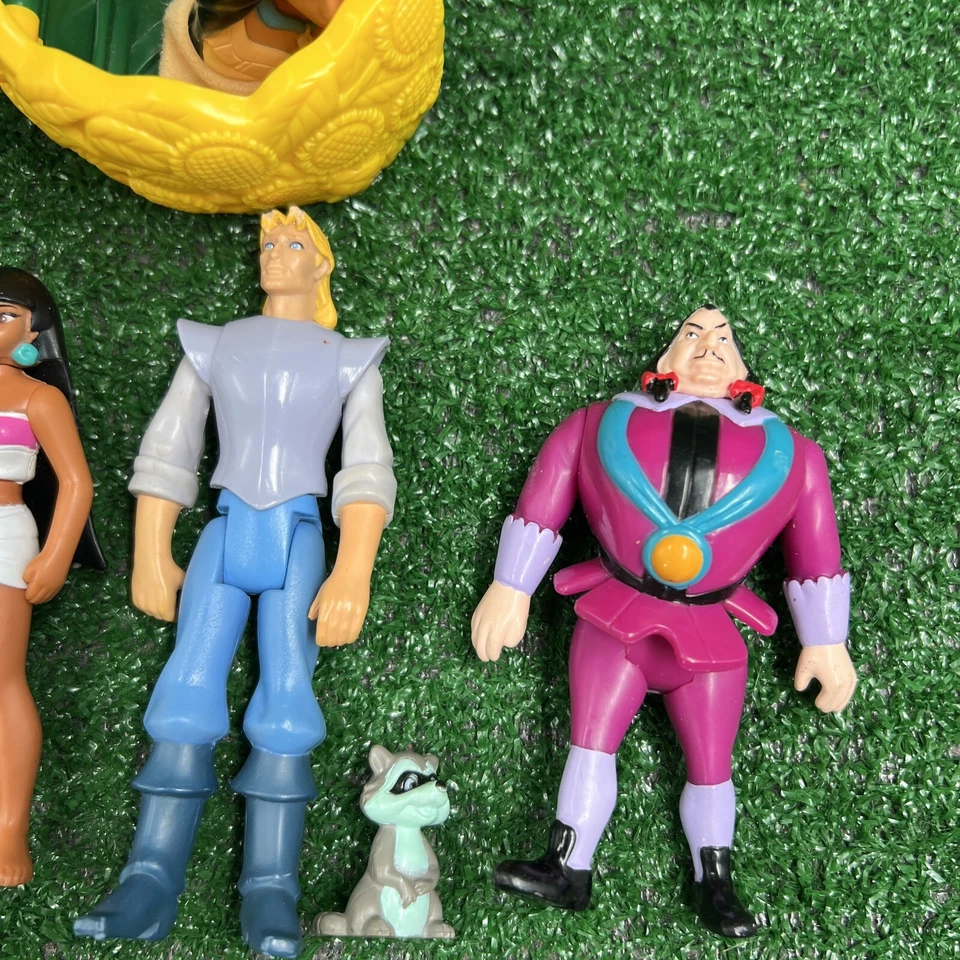 Lote de 10 Figuras de Acción Juguetes Vintage Disney Pocahontas Vinilo APLAUSOS Foto 4 de 4