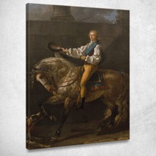 Reiterportrait von Stanislaw Kostka Potocki Jacques Louis David, jld57 Gemälde 