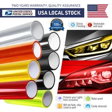 12"X24" Headlight Protection Film Tint Tail light Fog Side Marker Vinyl Wrap