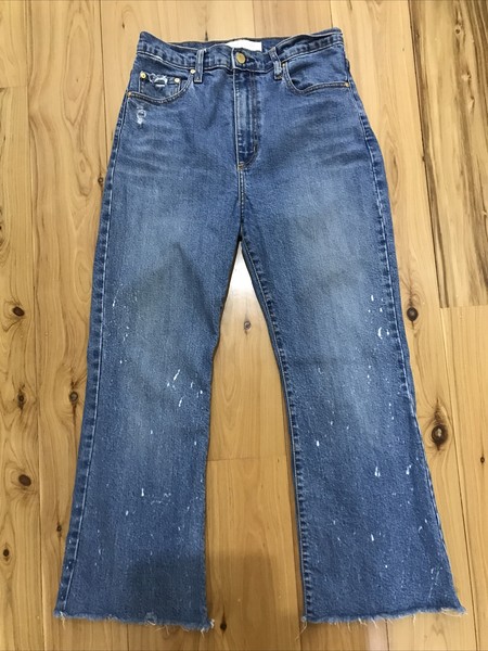 Nobody Denim Brand Belle Flared Jeans High Rise Slim Leg RRP $249 Size 29/Aus 11