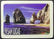 Cabo San Lucas Mexico Vintage Single Swap Wide Playing Card 5 Spades
