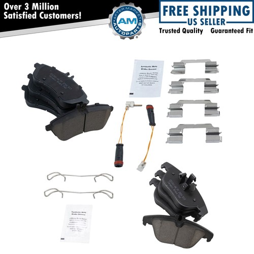 Front & Rear Premium Posi Ceramic Brake Pad Kit for Mercedes Benz C250
