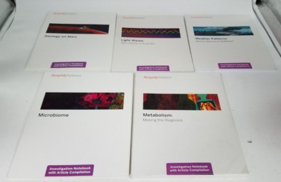 Amplify Science Investigation Notebook w/ Article Compilation Lot of 5 Books