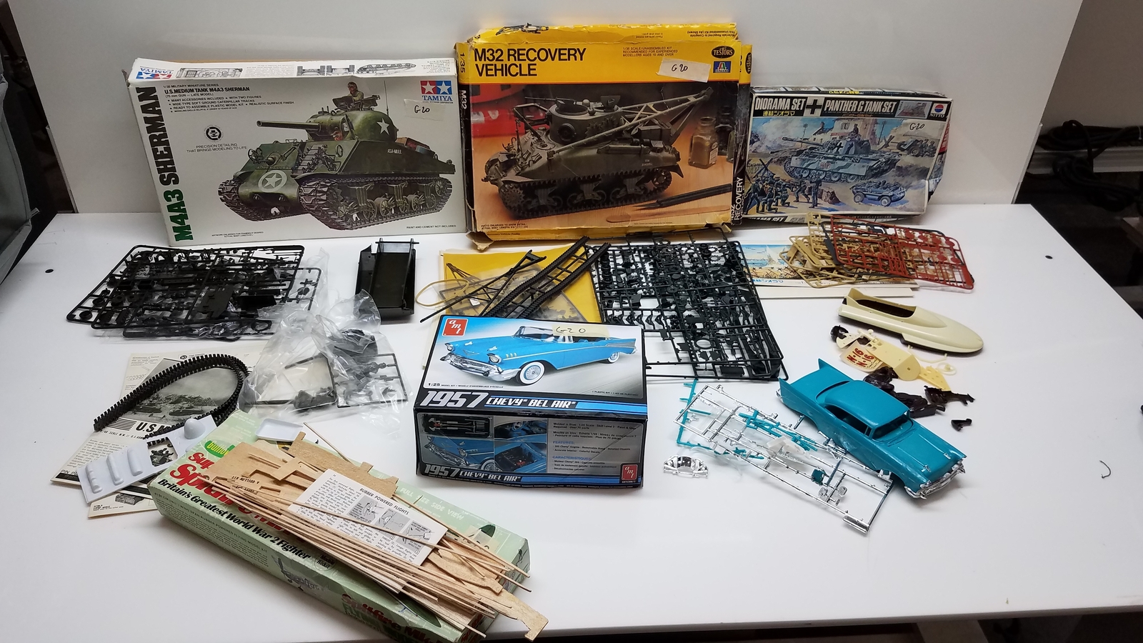 Lot of Model Kits Missing Parts for Greeblies eBay