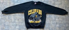 Vintage 1989 Jerzees Sweatshirt Men  s L 42-44 Black Colorado Buffaloes CU