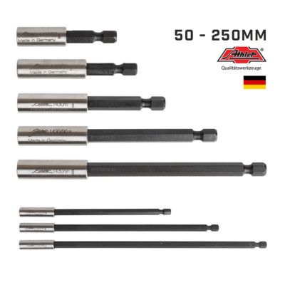 ATHLET Rotec Magnet Bithalter mit Sprengring für 1/4'' Bits ww. 50mm - 250mm lang