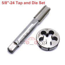 New 5/8"-24 Tap and Die Set UNF HSS Right Hand Threading Gunsmithing 5/8" x 24