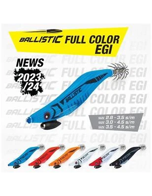 TOTANARE DTD BALLISTIC EGI FULL COLOR 3.5 PESCA EGING TOTANARA CALAMARI SEPPIE