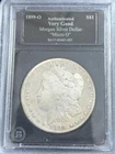 1899-O Micro O Morgan Silver Dollar - Authenticated Very Good