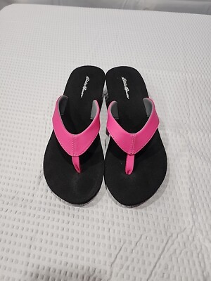 Rare Vuarnet Men\'s Flip Flops Size 9.5 Black & Pink - ID: Vuarnet Rocket Dog Women main image 4