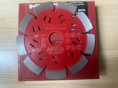 HILTI Diamanttrennscheiben  Betontrennscheibe Frässcheibe  EQD SPX 125 Universal
