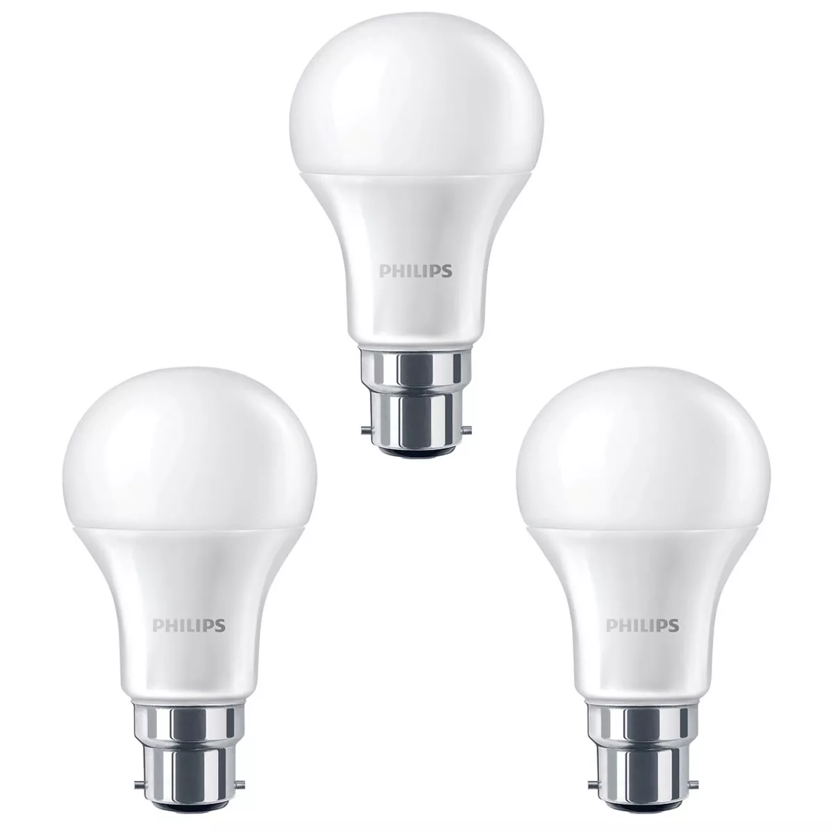 3 x Philips LED GLS A60 13W 100W BC B22 Warm White 1521lm 2700K