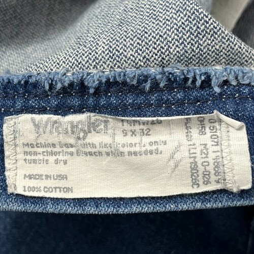 Vintage Wrangler Jeans Women 9x32 Cowboy Cut Blue 90s Western Farm Ranch Cowgirl - Picture 9 of 20