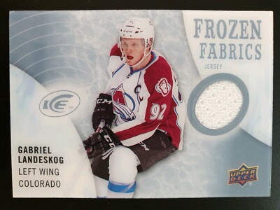 2014-15 Upper Deck Ice Frozen Fabrics #FZFGL Gabriel Landeskog C 