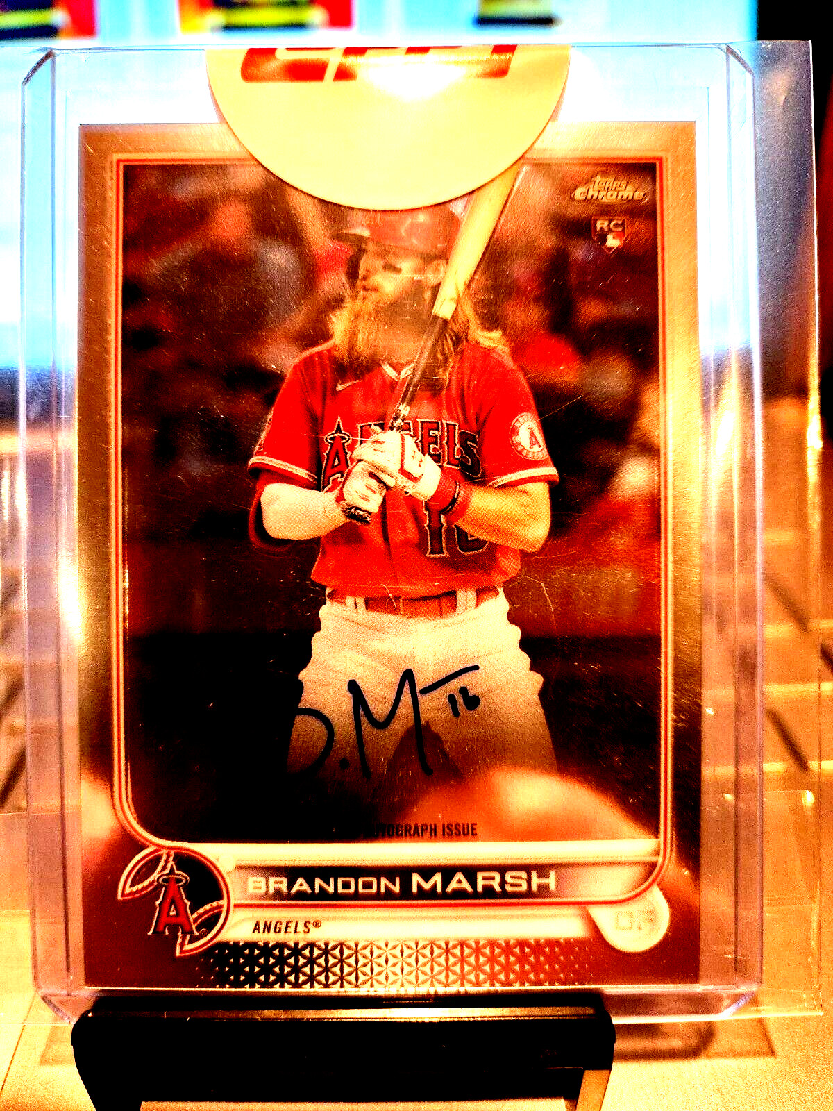 2022 Topps Chrome Brandon Marsh Autographed Rookie #RA-BM "Factory Sealed Gem ""