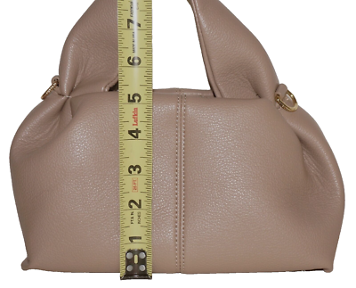 POLENE Number Nine ベージュ POLENE Edition Taupe (Beige) Leather NUMERO NEUF MINI Handbag 5.5