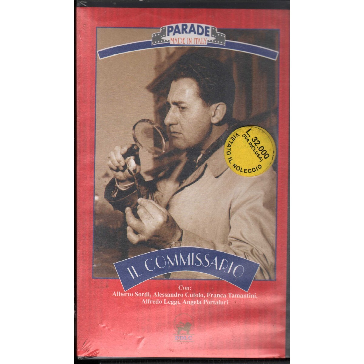 Il Commissario VHS Luigi Comencini Univideo - PAR168 Sealed