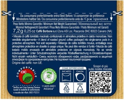 Caffe Borbone Cialde Blu Confezione Da 150 | Confronta Prezzi - Foto 14