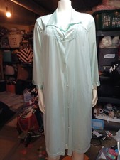 Vintage Vanity Fair Peignoir Med Gown/large Robe Style 30-107 Seafoam Green