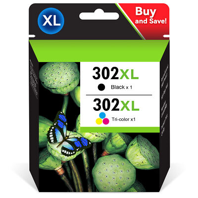 2ER 302 XL DRUCKERPATRONEN für HP OfficeJet 1110 3830 3831 3832 3833 3834 4650