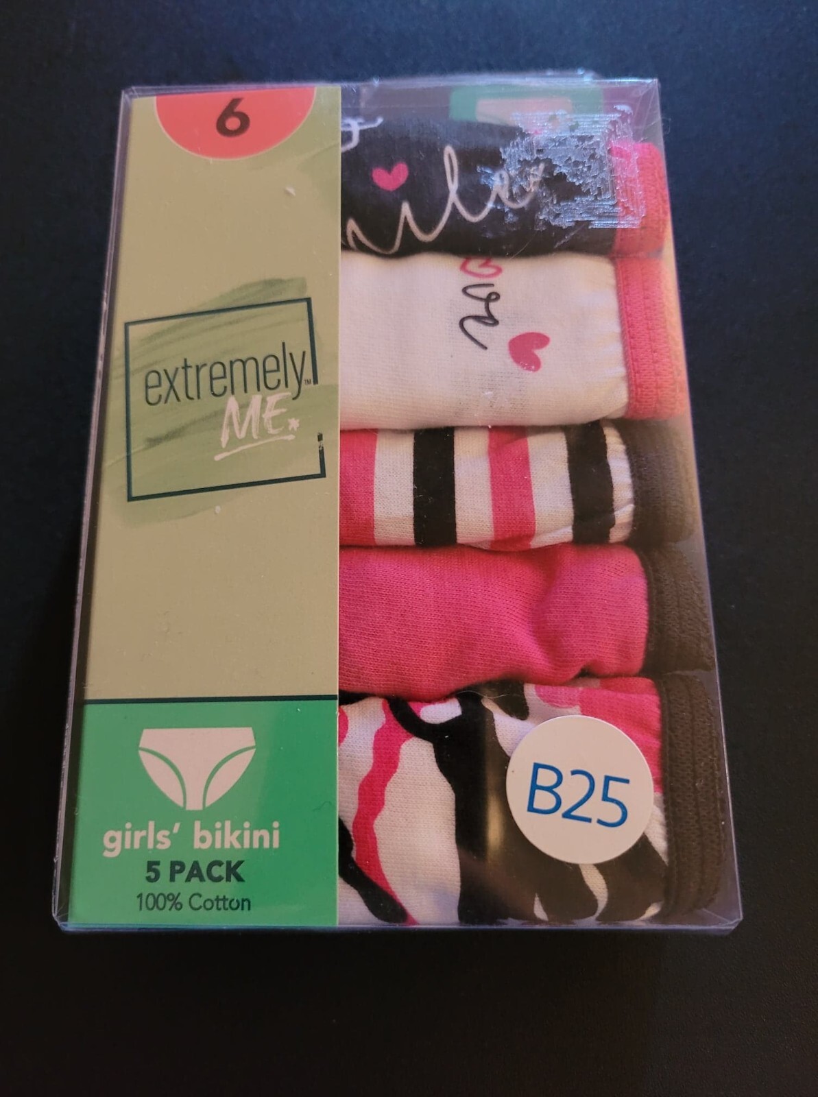 Girls Extremely Me size 6 Panties Select Your Style New in packaging Sealed