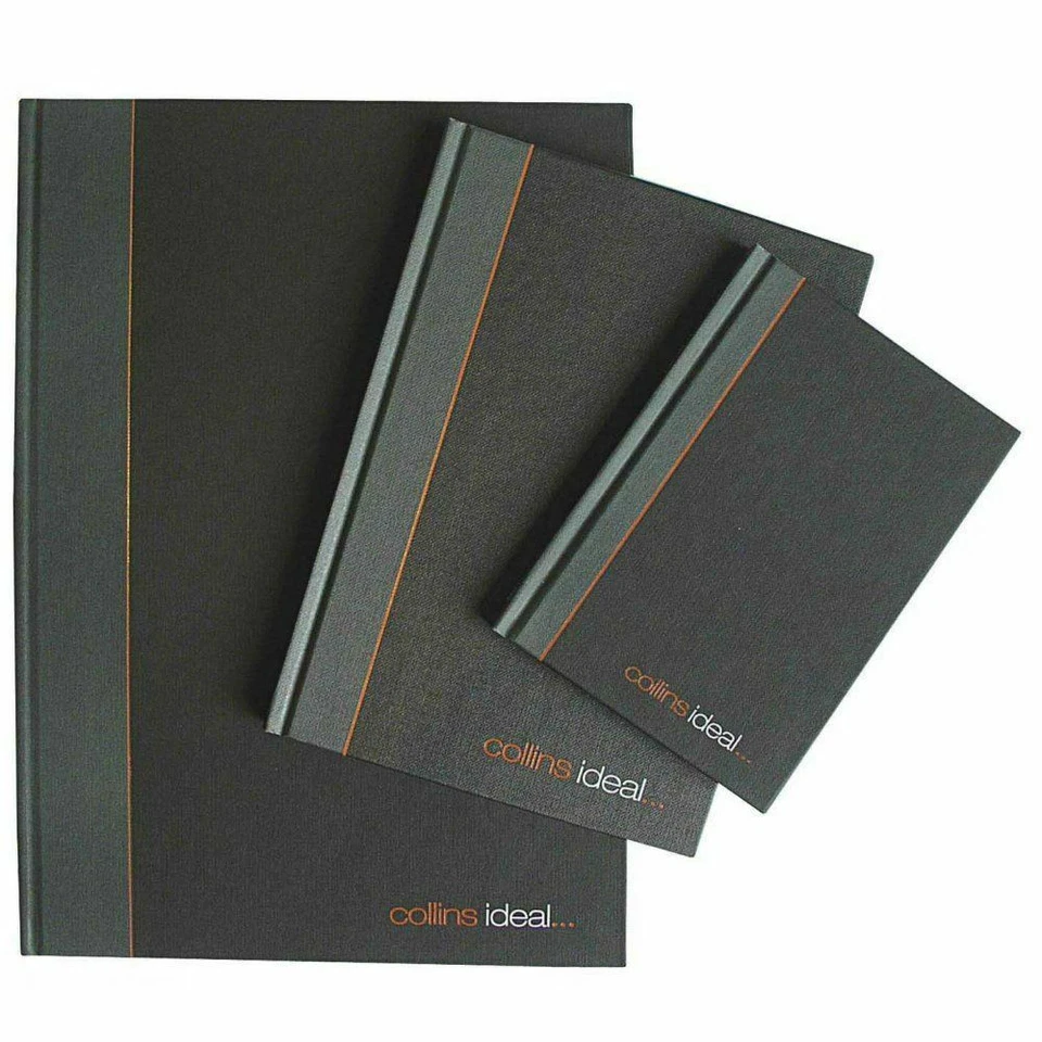Collins Ideal A4 A5 A6 Size Single Cash or Double Cash Manuscript Account Book