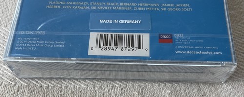 50 x Film Classics CD Oct 2014 3 Discs, Decca...NEW...FACTORY SEALED!!! - Picture 3 of 6