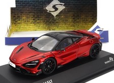 Solido Mclaren 1/43 Scale Diecast Model Car: Mclaren 765Lt V8 Biturbo 2020 (Red_