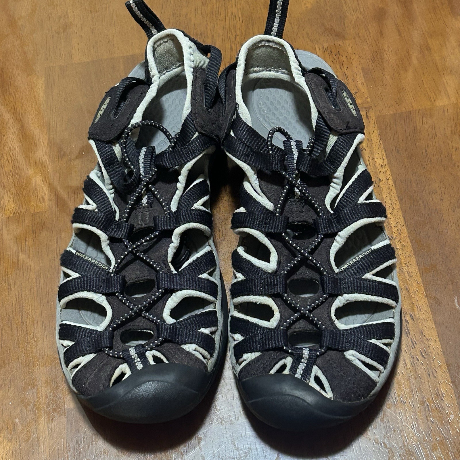 Sandali KEEN Whisper donna taglia 9 nero grigio impermeabili escursionismo acqua