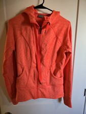 Athleta Orange/Pink Sweatshirt Small Womens EUC