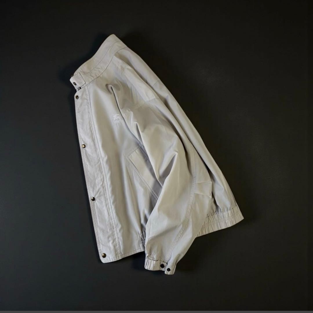 90s VINTAGE BURBERRY jacket swing top blouson beige men's size M thumbnail 4