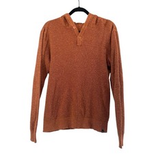 Threads 4 Thought Mens Orange Waffle Hoodie L...