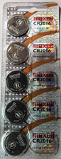 5 PK CR2016 MAXELL MADE IN JAPAN DL2016 ECR2016 GREAT EXP 01/2030 FREE SHIP