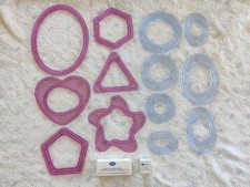 Lot 13 Creative Memories Cutting System Circle star large oval Templates