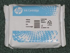 2022 Genuine OEM HP 82 Yellow Ink Print Cartridge C4913A 69ml Sealed