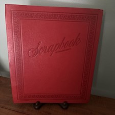 VTG Scrapbook Album Deluxe Craft Blank Pages USA Made 12 X 14 NEW OLD STOCK