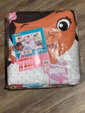 NEW/SEALED Disney Junior Doc McStuffins 4-Piece Toddler Bed Reversible Bedding