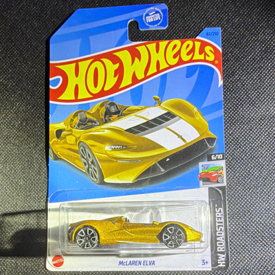 Hot Wheels McLaren Elva HW Roadsters Gold 1:64 Diecast Unopened